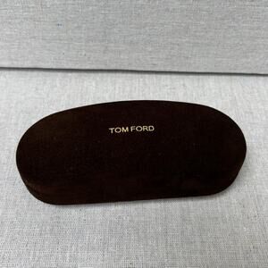 Tom Ford Glasses Case brown sunglasses case velvet snap closure clamshell